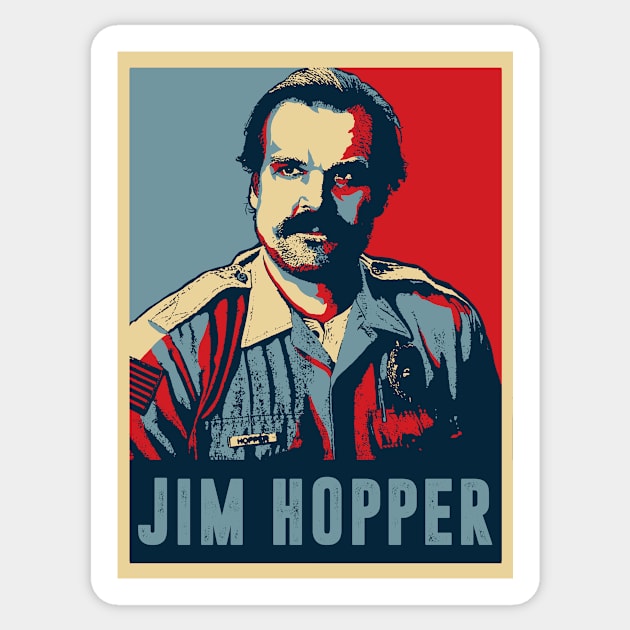 Jim Hopper Sticker by VanHand